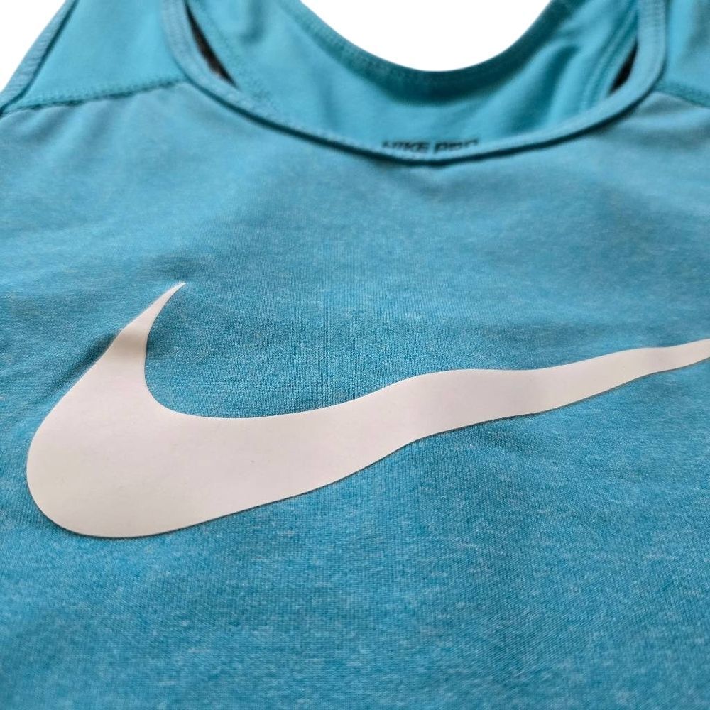 Nike Blue Racerback Tank Top - Picture 2 of 6